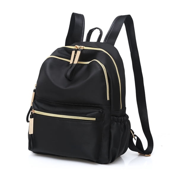 Women Ladies Waterproof Black Backpack Rucksack Womens Travel School Shoulder Bags