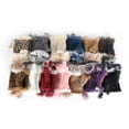 thumbnail image 1 of Women Ladies Winter Faux Fur Fingerless Gloves Soft Warm Mittens Fur Lined, 1 of 3