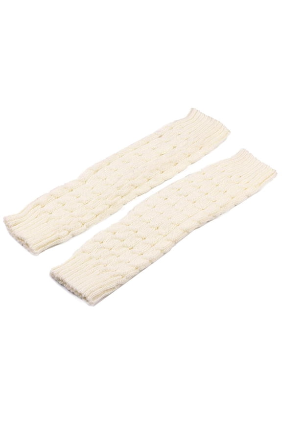 Women Ladies Winter Warm Leg Warmers Cable Knit Knitted . Crochet Socks T3H0