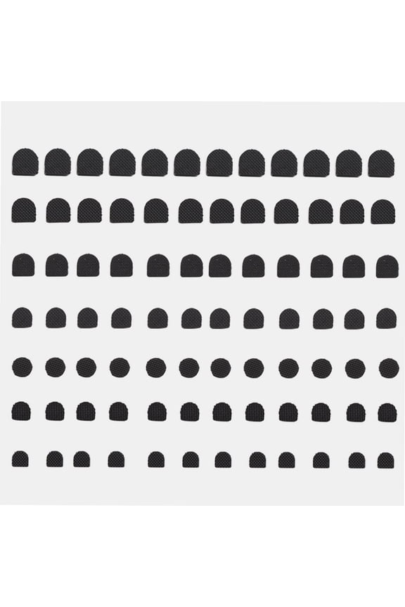 Women Lady Black Non-slip Heel Tips High Heel Repair Tips Caps Protectors Shoes Replacement Dowels For Minimizes Squeaking Of High-heeled Shoes 84Pairs