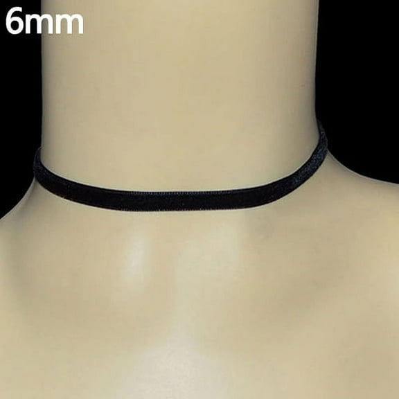 Women Lady Black Velvet Choker Gothic Necklace Simple Retro Jewelry Xmas Gift