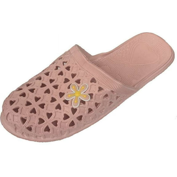 Women Lady Indoor Sandals Home Flats Shoes Shower Slip On Slipper - 5219