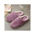 thumbnail image 1 of Women Lady Indoor Slippers Cotton Warm Bedroom Furry Slippers Anti-Slip Shoes, 1 of 2