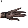 thumbnail image 1 of Women Lady Mesh Fishnet Gloves Sexy Lace Bowknot Wrist Women Gloves B1T0, 1 of 9