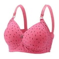 thumbnail image 1 of Women Lady Plus Size Gathered Bra Adjustable Pair Of Thin Cup Underwear Push Up Lingerie Bralette For Women Seamleass, 1 of 1
