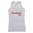 thumbnail image 1 of Women Lamar Cardinals Script Tank T-Shirt, Heather Grey - 2XL, 1 of 1