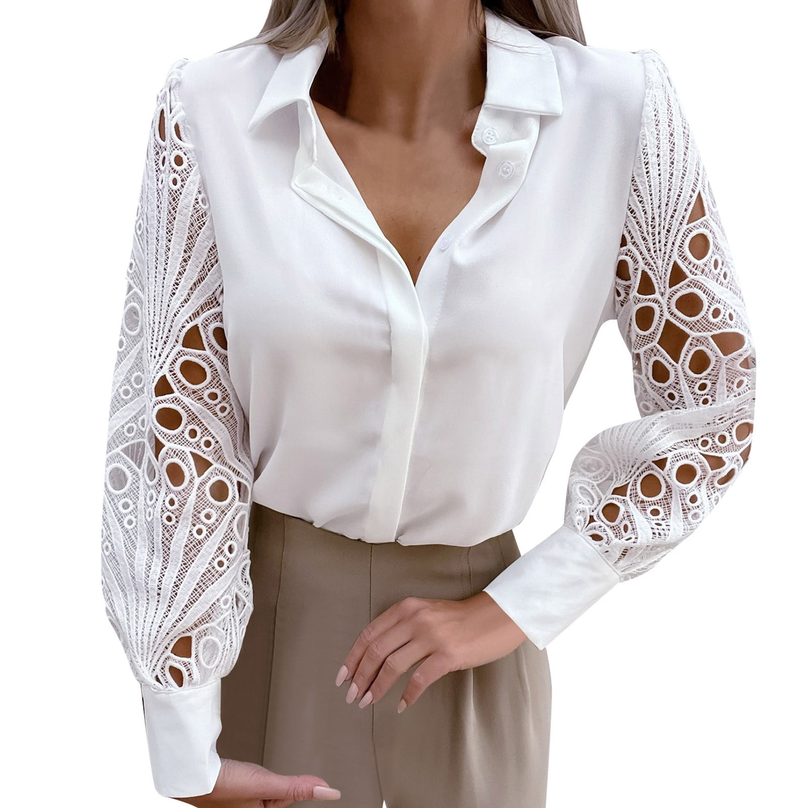 elegant white blouse