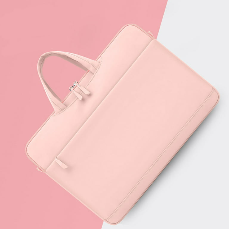 Ladies Laptop Tote Handbag | Woman's Mac Book Waterproof Handbag Case | Girls Laptop Bag with Accessories Bag | Premium Laptop Case Sleeve