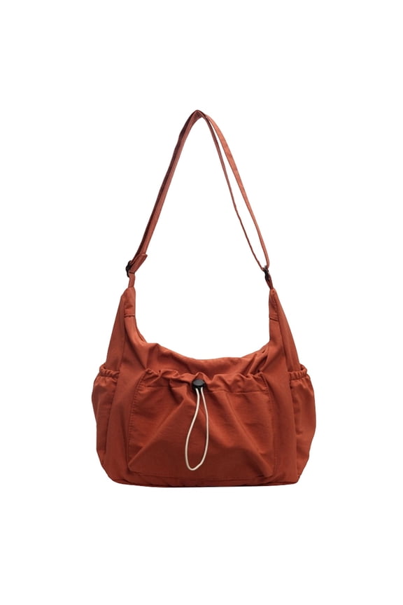 Women Large Capacity Crossbody Bag Adjustable Strap Versatile Bag with Zipper for Travel Work Daily Use