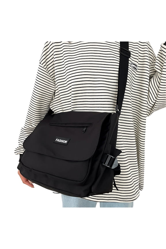 Women Large Capacity Crossbody Bag Men Japanese Messenger Shoulder Bag Student School Bag All-Matching Casual Bag