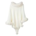 thumbnail image 1 of Women Large Collar Pullover Shawl Cape Thickened Warm Lazy Outer Cape Coat Top 1920s Gowns and Evening Dresses Roaring 20s for Women plus Size Warm Shoulder Wraps and Shawls Skirts for Women, 1 of 9