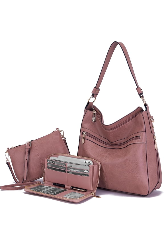 Women Large Crossbody Bags Ladies Satchel Handbags Purse and Wallet Set for Women Totes Hobo Purses