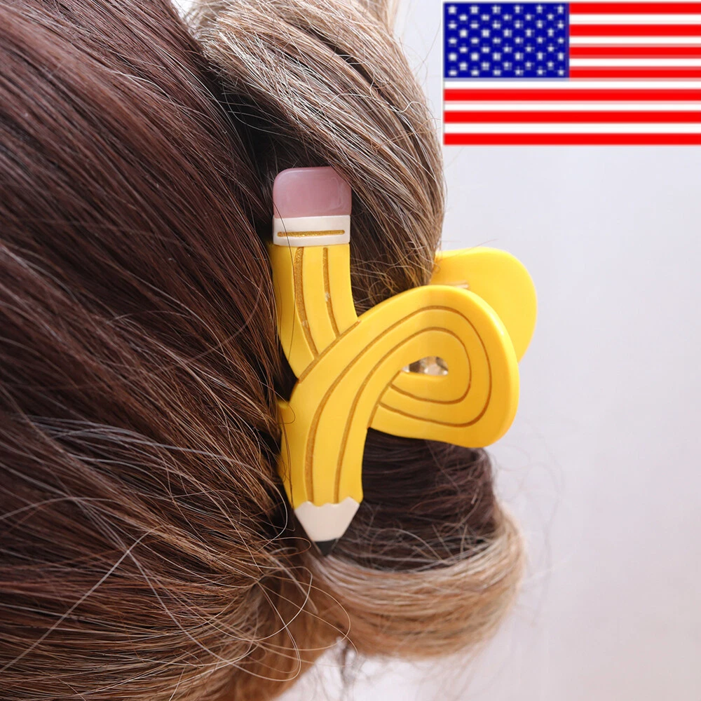 Women Large Hair Claw Rectangle Hair Clip Hairpin Pencil Claws Hair Accessories