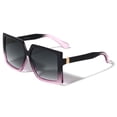 thumbnail image 1 of Women Large Oversized Square Sunglasses - UV Protection Fashion Eyewear Purple, 1 of 3