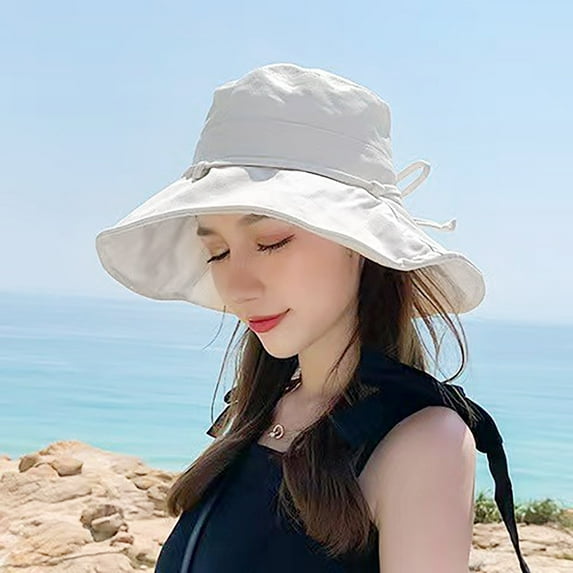 Women Large Size Casual Fashion Sun Hat Light Proof Heat Insulating Breathable Sun Hat Hang Loose Visor Visors for Women Pack Boar Hat Hats for Women Vacation Hat Roll up Beach Hat Womens Beach Hat