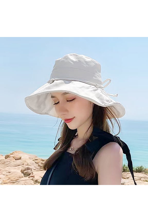 Women Large Size Casual Fashion Sun Hat Light Proof Heat Insulating Breathable Sun Hat Hang Loose Visor Visors for Women Pack Boar Hat Hats for Women Vacation Hat Roll up Beach Hat Womens Beach Hat