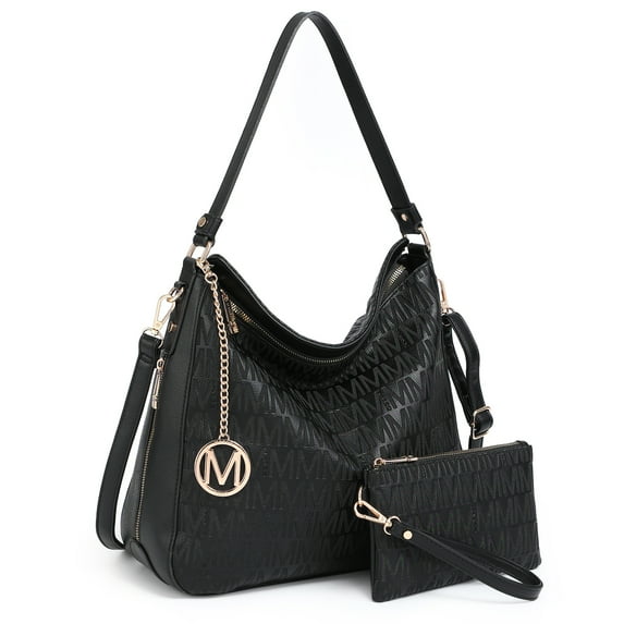 Women Large Tote Bag PU Leather Handbags Fashion Hobo Shoulder Purse with Wallet