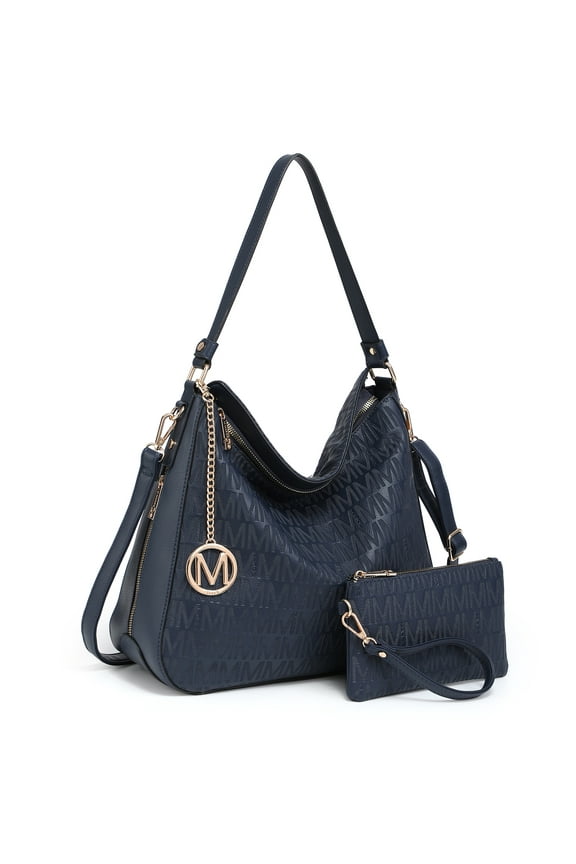 Women Large Tote Bag PU Leather Handbags Fashion Hobo Shoulder Purse with Wallet