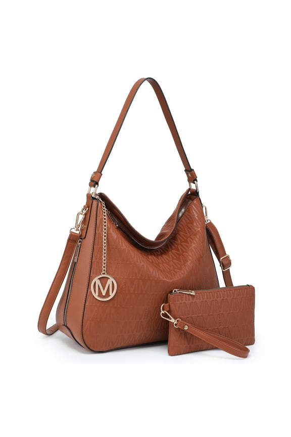 Women Large Tote Bag PU Leather Handbags Fashion Hobo Shoulder Purse with Wallet