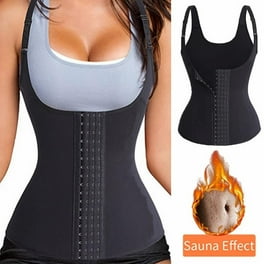 Fat Burner Latex Waist Trainer Underbust Waist Corsets Body Shaper 3 Hooks Long Torso Walmart