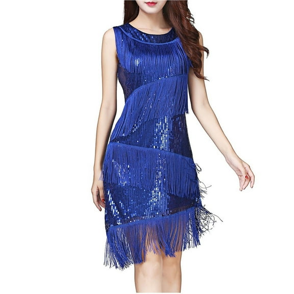 Women Latin Dance Dress Tassel Sequin Stage Performance Competition Training Suit Salsa Tango Cha Cha Rumba Dance Costumes