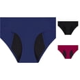 thumbnail image 1 of Women Leakproof Swim Bottom Full Coverage High Waist Panties 3 Layer for Water Sports Swimming Outdoor, XS, Blue, 1 of 6