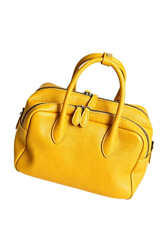 Women Leather Barrels Bags Small Hobos Top Handle Work Toted Satchel Handbags Shoulder Purses