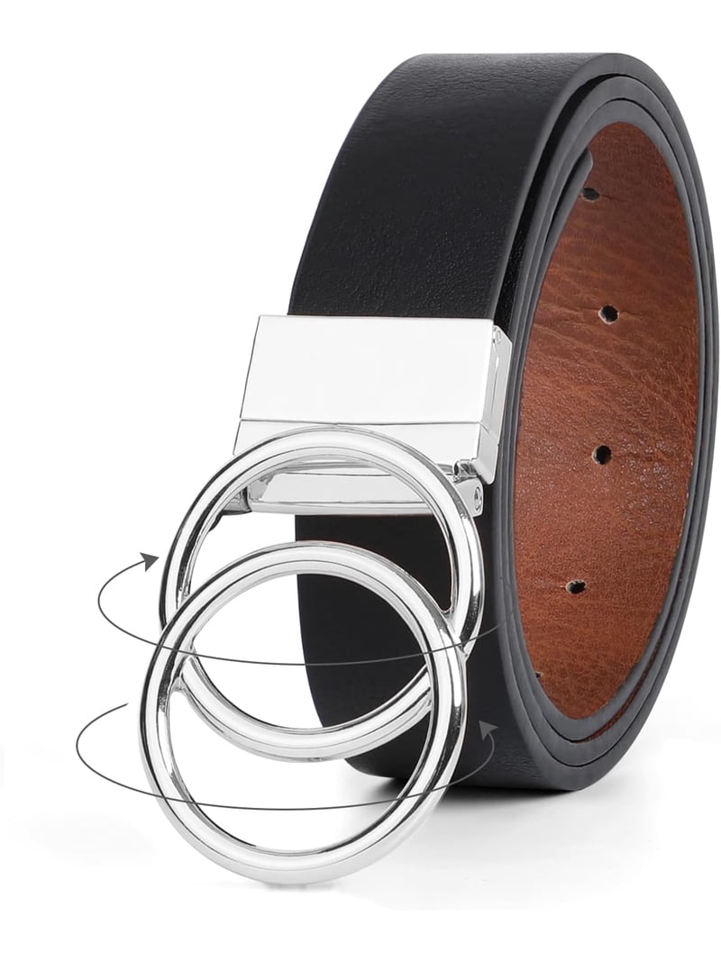 Women Leather Belt, Reversible Belt, Leather Waist Belt for  display picture 2