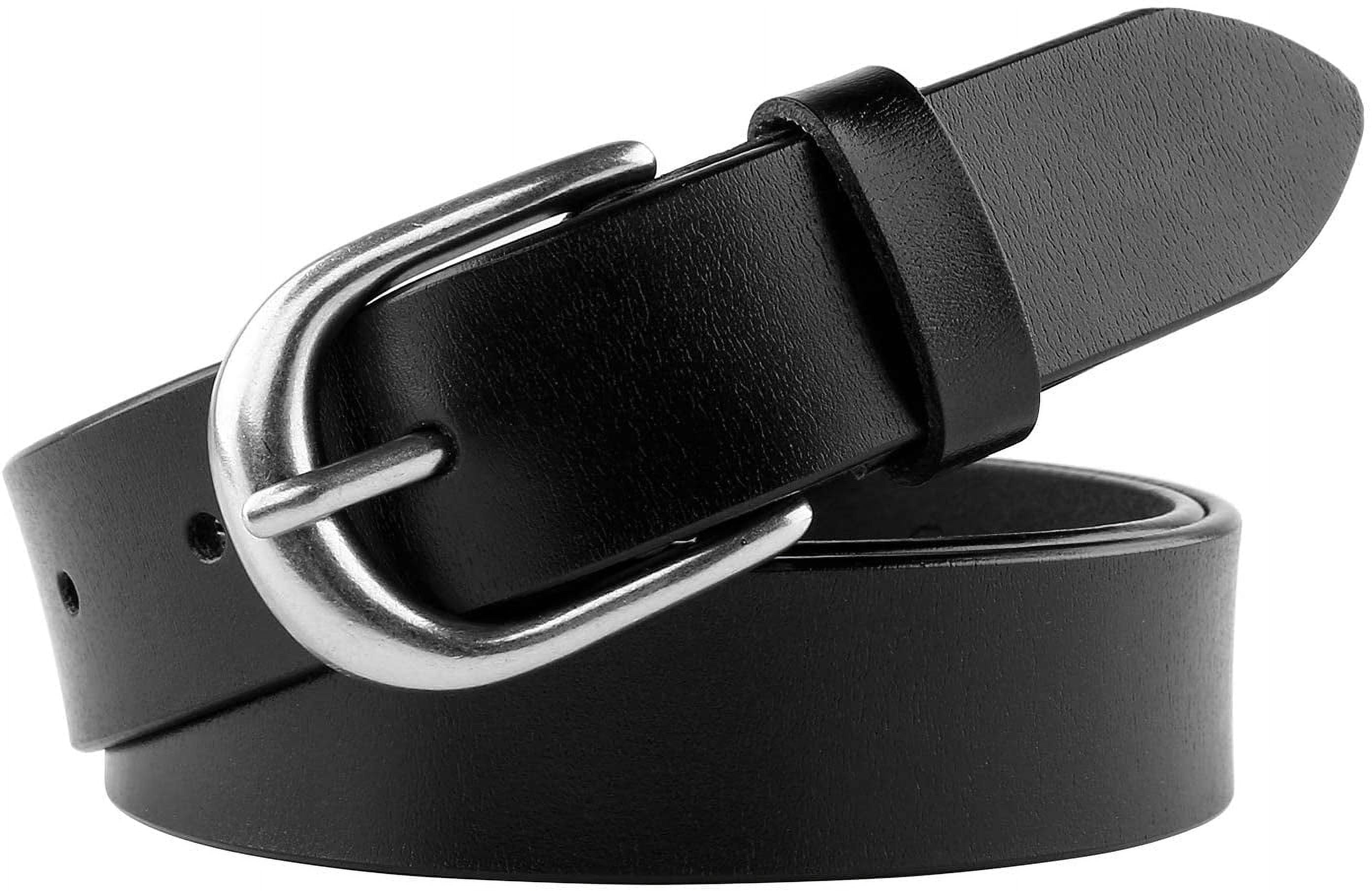 JASGOOD Leather Belt for Jeans Pants Plus Size Western Design Belt Alloy Buckle JASGOOD Women main image 2