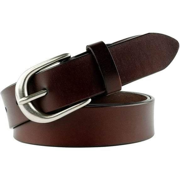 Women Leather Belt for Jeans Pants Plus Size Western Design Belt Alloy Buckle