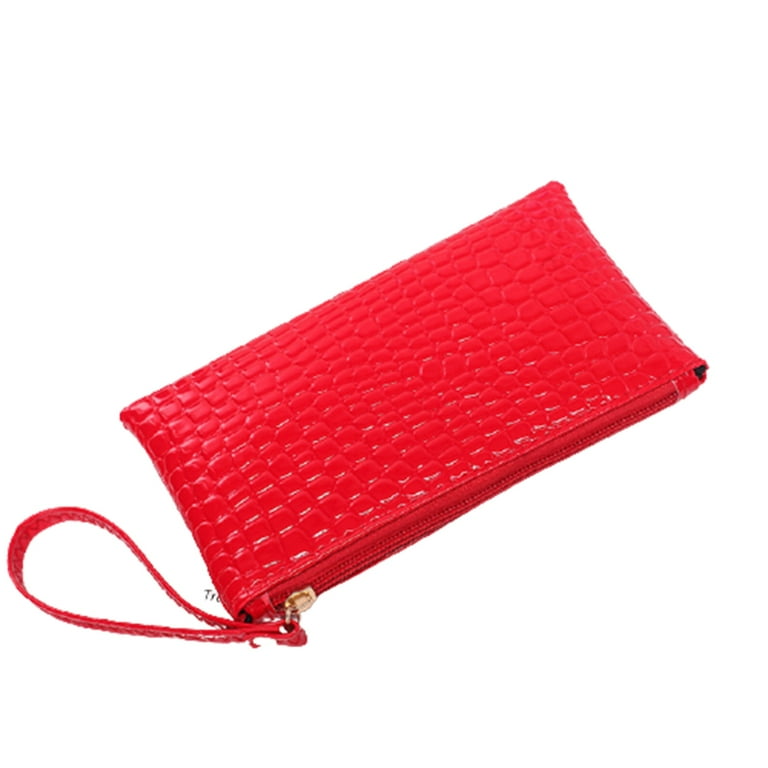 Big red clutch bag sales