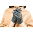 thumbnail image 1 of Women Leather Gloves Winter Warm Real Lambskin Fleece Lined Driving Gloves, 1 of 11