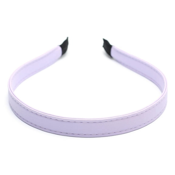 QinGoo Leather Headband for Women Thin Hairband Comfortable Hair Accessory 1 Count, Taro