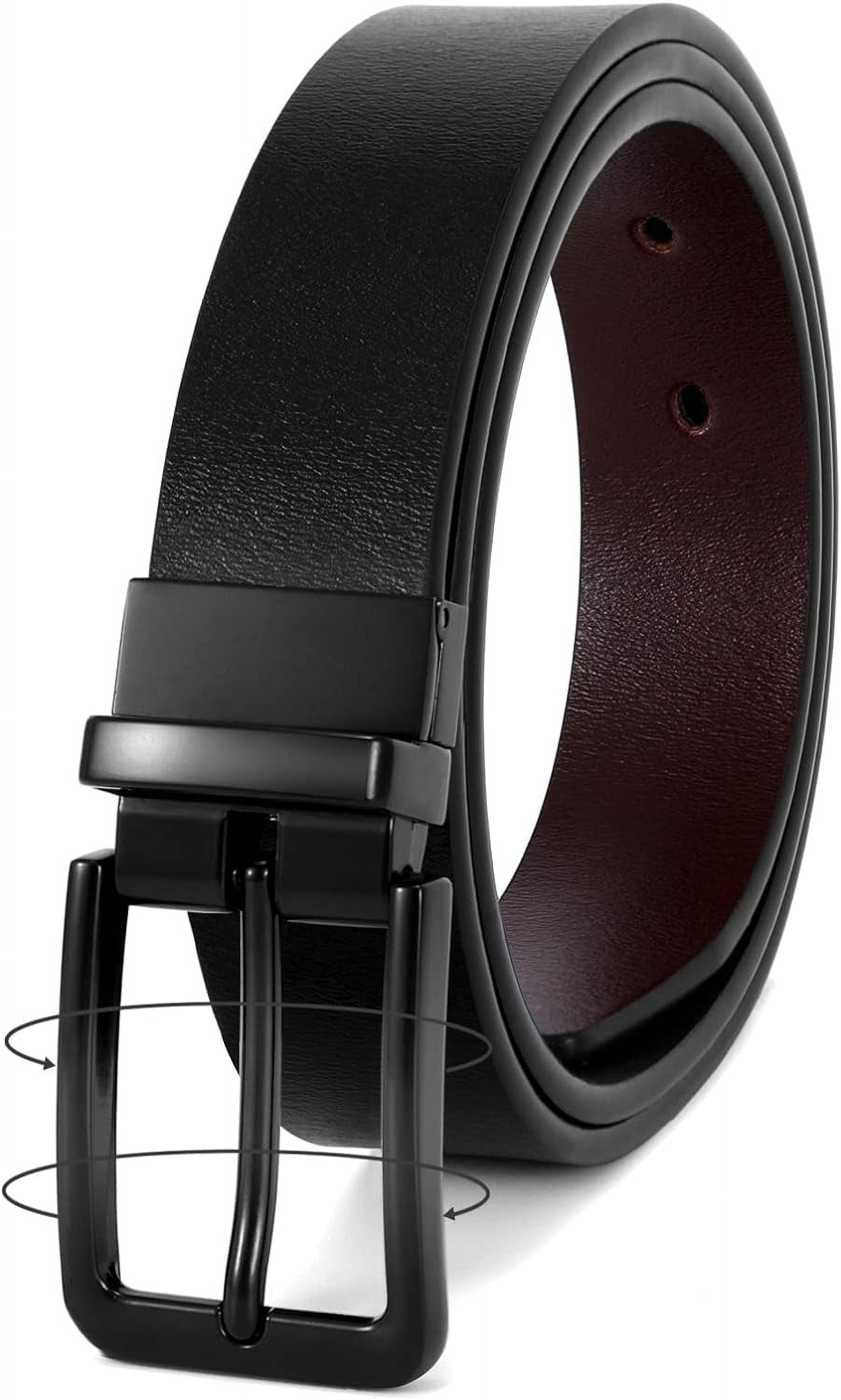 3653 Reversible Belts For Women Leather Ladies Waist Belt Jeans Pants JASGOOD 3 Pack Women main image 3