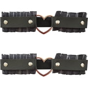 Women Leg Garter Lace Heart Leather Garters Punk Elastic Thigh Ring Garters Belt Adjustable