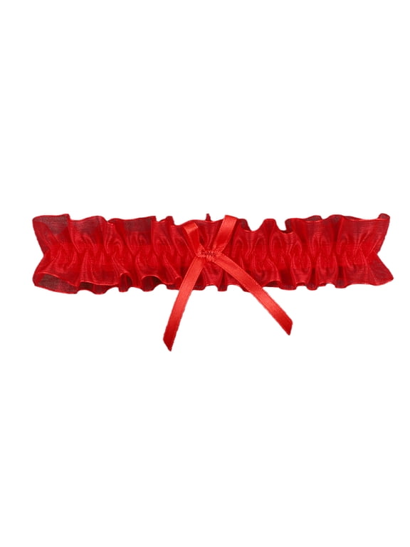 Women Leg Ring Bow Lace Garter Belt Bowknot Floral Leg Loop Wedding Garters