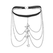 Women Leg Sexy Thigh Multi layer Chain Pendant Beach Body Chain Jewellery' H1Y7