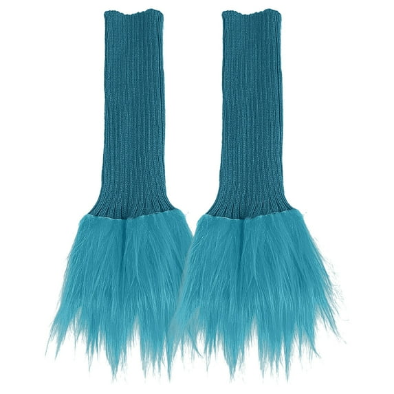 Women Leg Warmer Girls Trim Knitted Leg Cover Lolita Winter Warm Long Socks Furry Boot Dog Leg Warmers for Small Dogs Wolf Leg Warmers Leg Warmers Women Toddler Leg Warmers 4t Leg Warmers