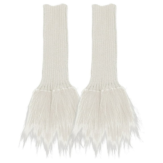 Women Leg Warmer Girls Trim Knitted Leg Cover Lolita Winter Warm Long Socks Furry Boot Dog Leg Warmers for Small Dogs Wolf Leg Warmers Leg Warmers Women Toddler Leg Warmers 4t Leg Warmers