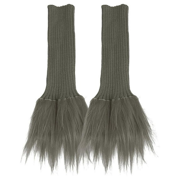 Women Leg Warmer Girls Trim Knitted Leg Cover Lolita Winter Warm Long Socks Furry Boot Dog Leg Warmers for Small Dogs Wolf Leg Warmers Leg Warmers Women Toddler Leg Warmers 4t Leg Warmers