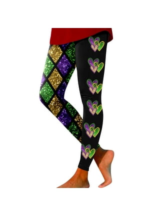 Mardi gras leggings walmart best sale