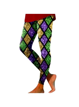 BOOMILK St. Patrick's Day Leggings for Women Trendy Shamrock Print High  Waisted Stretch Legging Plus Size Workout Yoga Pants