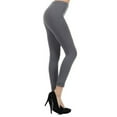 thumbnail image 1 of Women Leggings Seamless Pants w/ Vertical Studded Stripes, Gray, S, 1 of 5