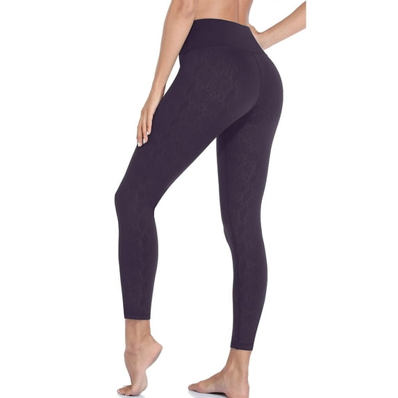 Women Leggings with Pocket High Waisted Workout Sports Running Athletic Capri Yoga Pants