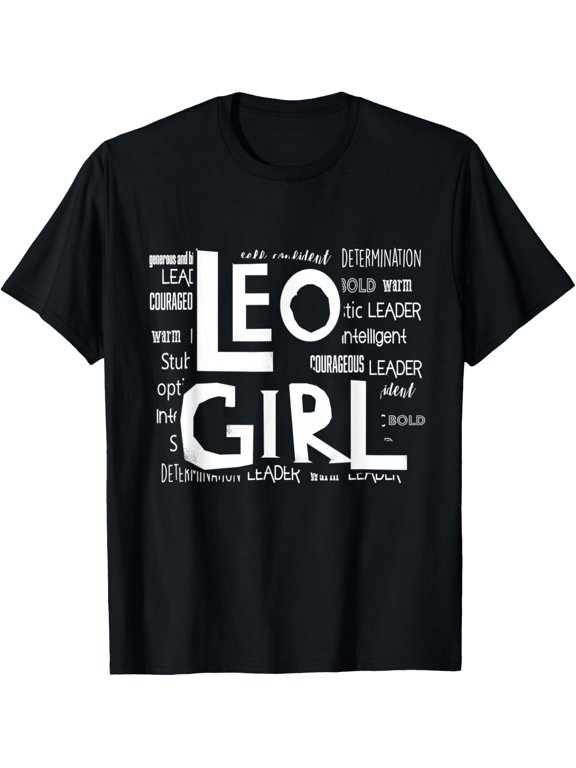 Women Leo August Birthday Zodiac Celebration T-Shirt Size S-5XL