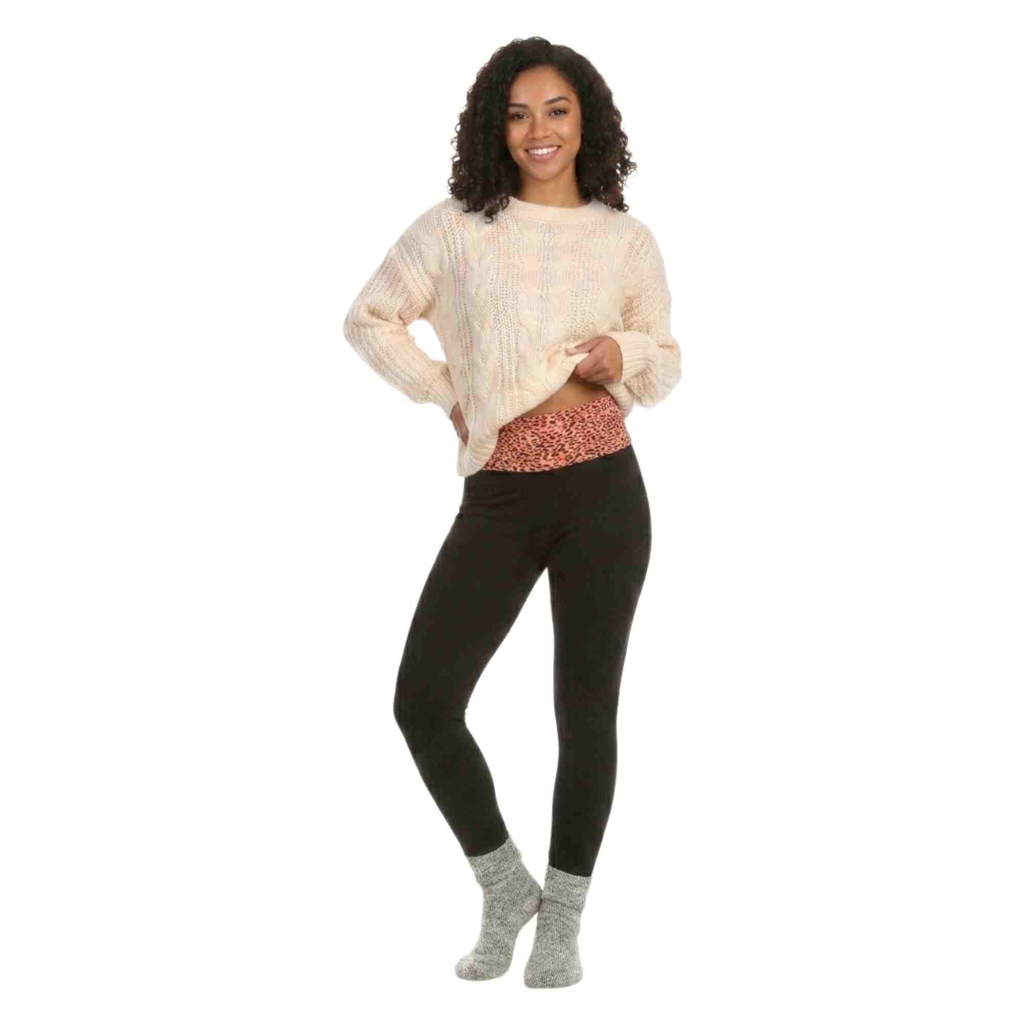 Women-Leopard-High-Waist-Fold-