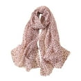 thumbnail image 1 of Women Leopard Print Chiffon Scarf Long Silk Scarf for Spring and Muslim Shawl Use, 1 of 7