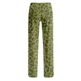 thumbnail image 1 of Women Leopard Print Pajama Pants Elastic Waist Lounge Pants Comfy Lightweight Soft Sleepwear Drawstring Casual, 1 of 5