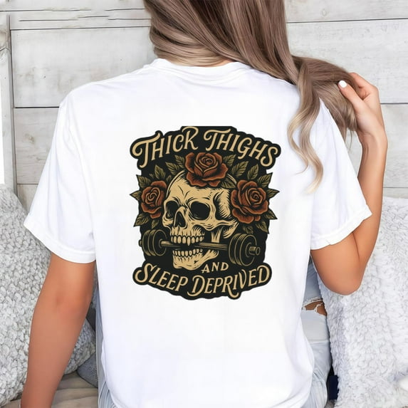 Women Letter Graphic Tee Sleep Design Red Roses Vintage Breathable Comfort Casual T-Shirt White S-5XL