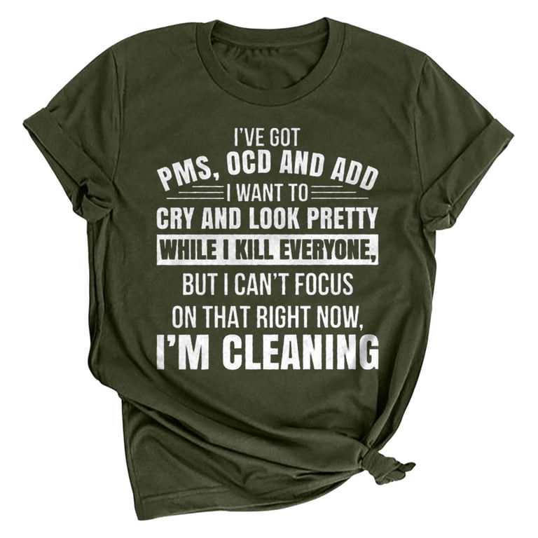Cute Tees For Women,Dog Print Casual Crew Neck T Shirts Short...